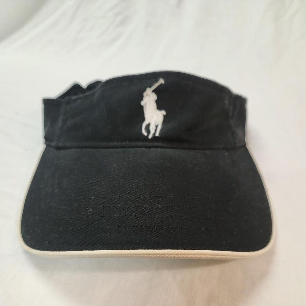 Polo Ralph Lauren Men's Black and White Hat